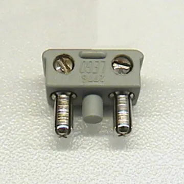 Electric Connector, 2 Way Male Squared Narrow Short [Complete Assembly]