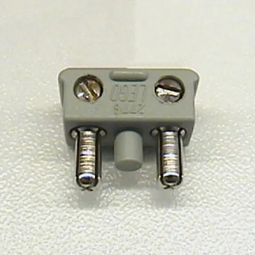 Electric Connector, 2 Way Male Squared Narrow Short [Complete Assembly]