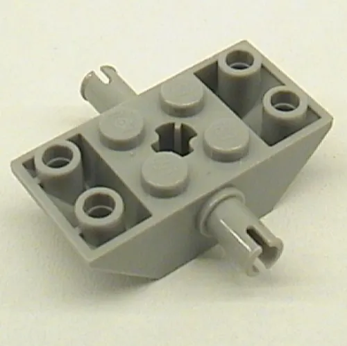 Slope Inverted 45° 4 x 2 Double with Pins and Axle Hole Type 2 [X Opening]