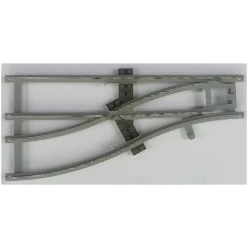 Vehicle Track, Train, 4.5V Switch Point Left with Dark Gray Ties