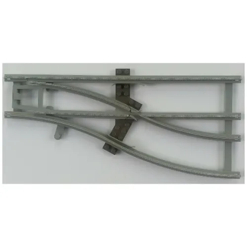 Vehicle Track, Train, 4.5V Switch Point Right with Dark Gray Ties