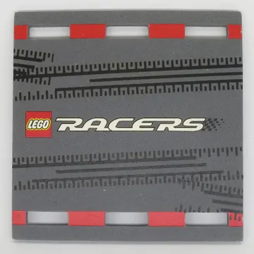 Ramp, 20 x 20 with Tyre Marks and LEGO Logo Print