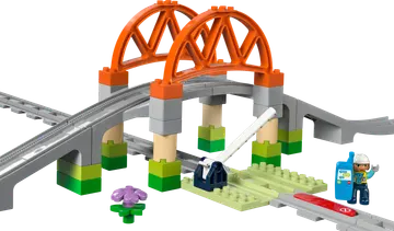 Train Bridge and Tracks Expansion Set