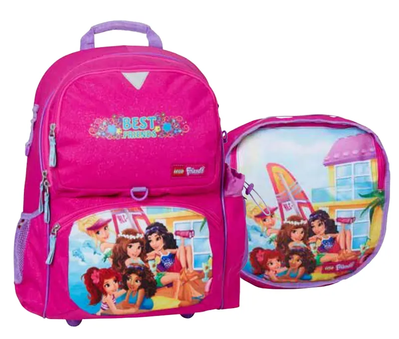 Friends Best Friends Backpack with Gym Bag