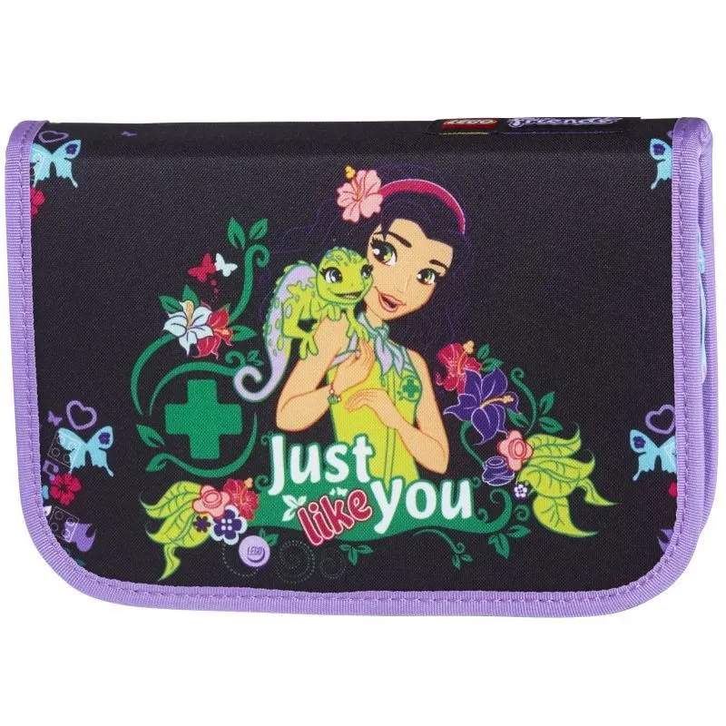 Jungle Friends Pencil Case with Pencils