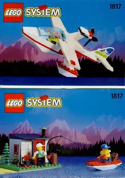 Sea Plane with Hut and Boat