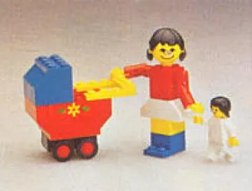 Mother with Baby Carriage
