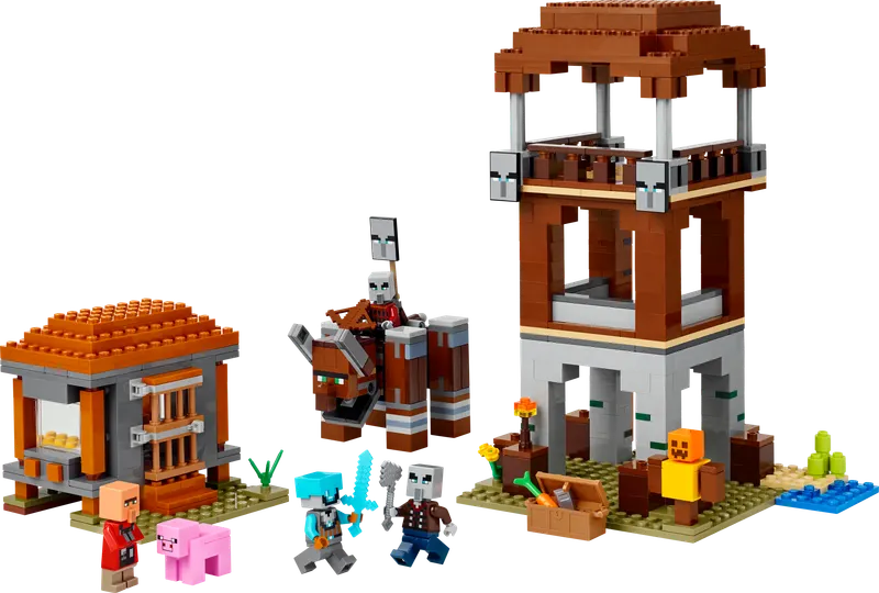 The Pillager Outpost and Ravager