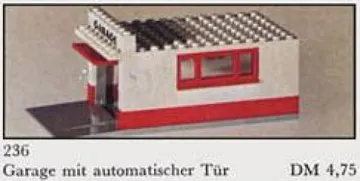 Garage with Automatic Door (Gray base and door frame)