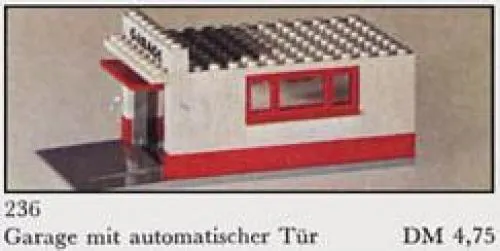 Garage with Automatic Door (Gray base and door frame)