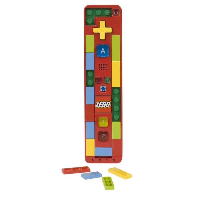 Play and Build Remote for Nintendo Wii - Red