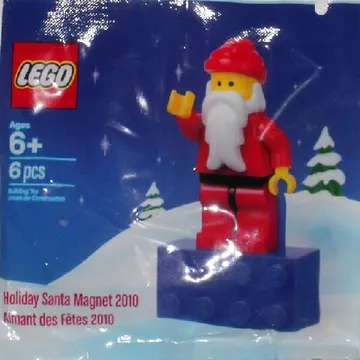 Holiday Santa Magnet 2010