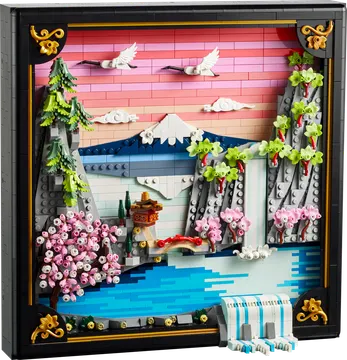Japanese Cherry Blossom Landscape