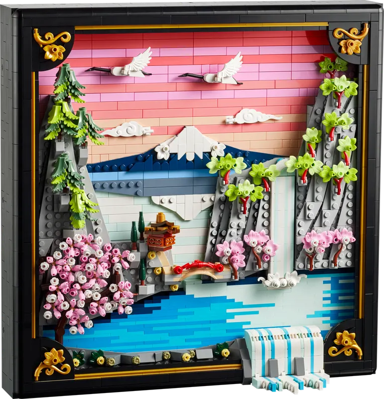 Japanese Cherry Blossom Landscape