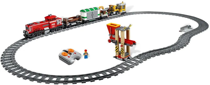 Red Cargo Train