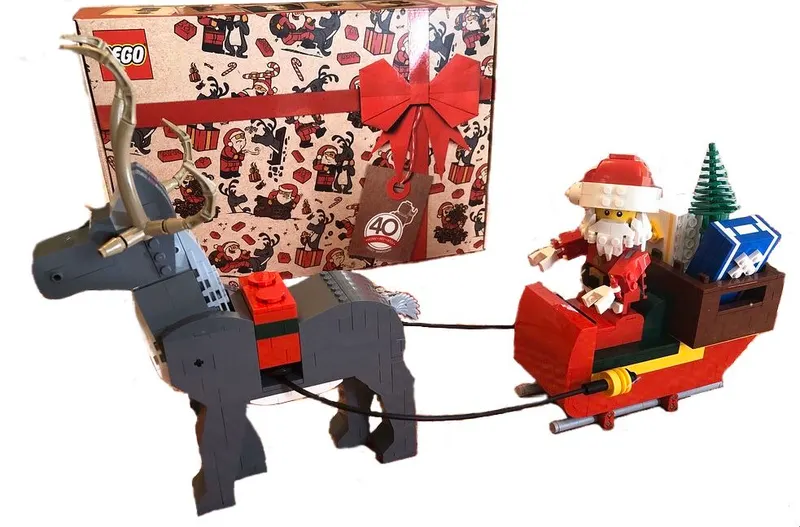 Santa and Reindeer