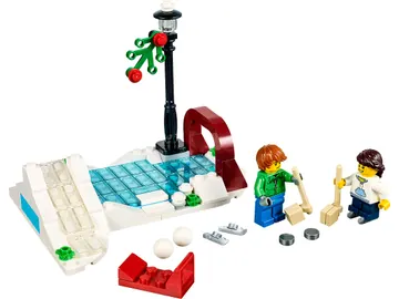 Winter Skating Scene