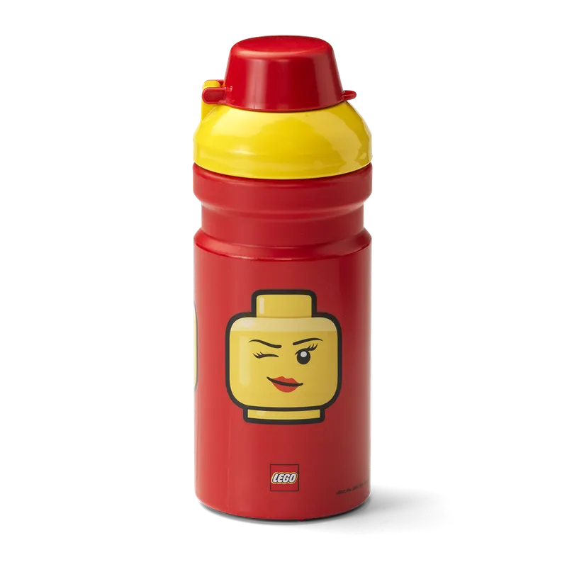 Minifigure Head Drinking Bottle (Winking)