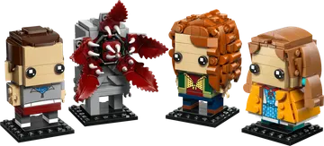 Eleven, Max, Demogorgon and Holly Figures