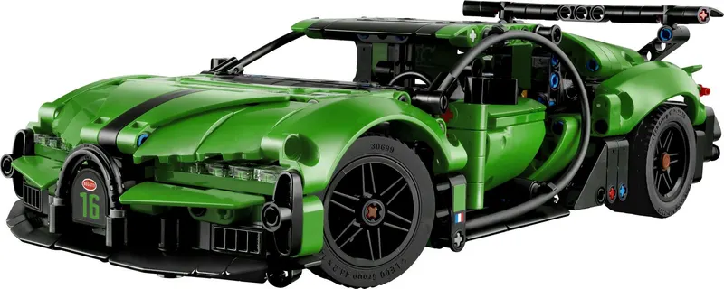 Green Bugatti Chiron Pur Sport Hypercar