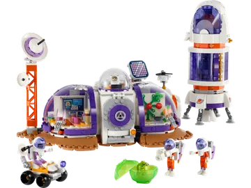 Mars Space Base and Rocket
