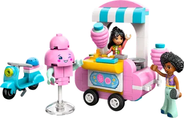 Cotton Candy Stand and Scooter