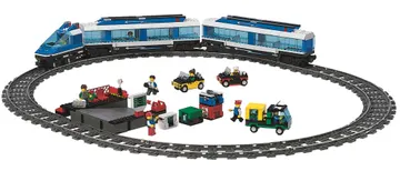 Railway Express with Transformer and Speed Regulator