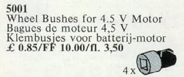 Wheel Bushes for 4.5V Basic Motor