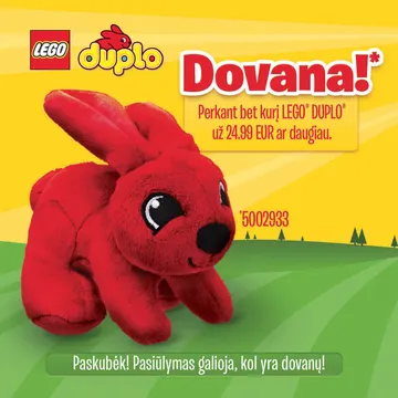 Duplo Bunny / Rabbit Plush
