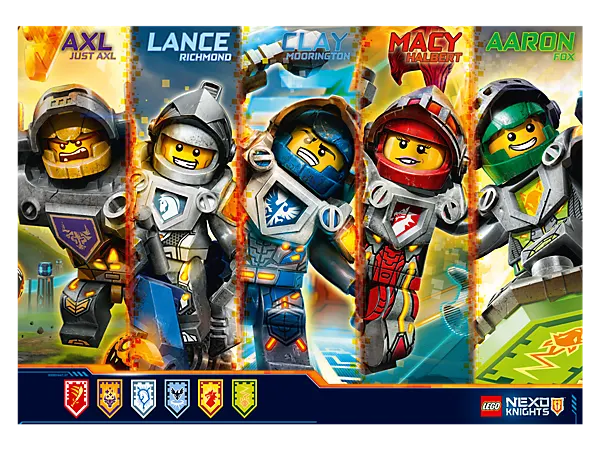Nexo Knights Character Poster