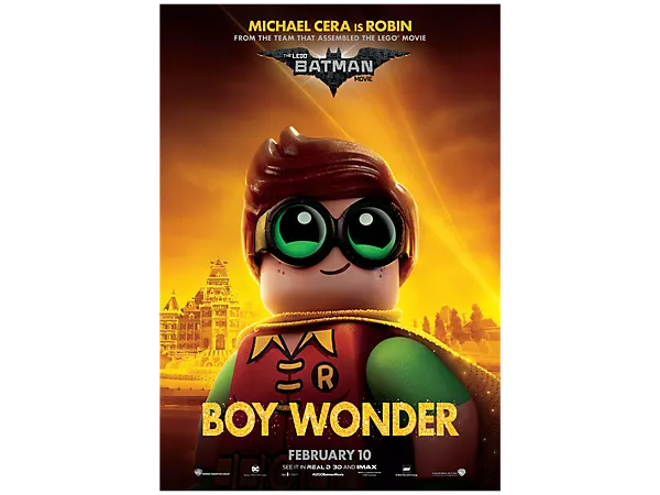 LEGO Batman Movie Robin Poster