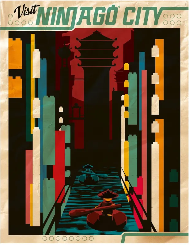Visit Ninjago City Poster
