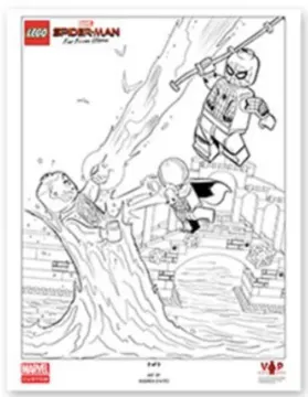 Spider-Man: Far From Home Black & White Art Print