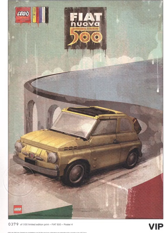 Fiat Art Print: "Rome"