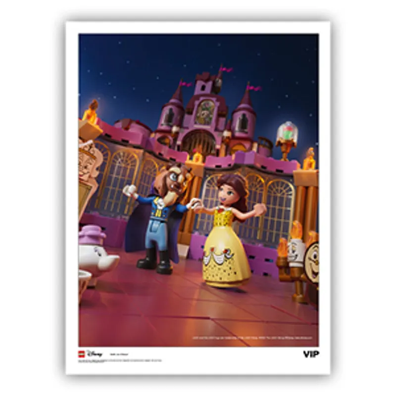 Belle & Beast Art Print