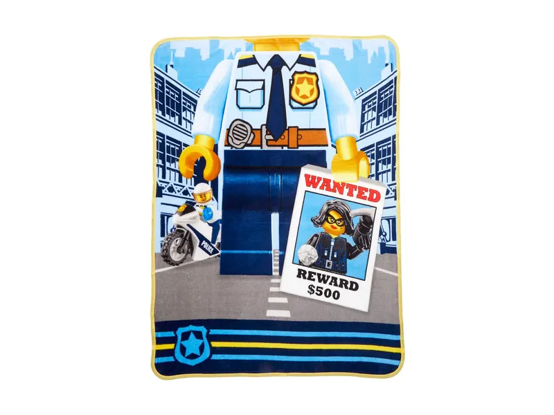 City Police Plush Throw