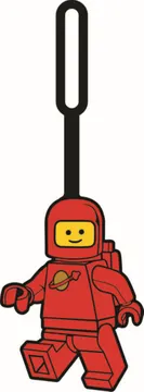 Spaceman Bag Tag Red
