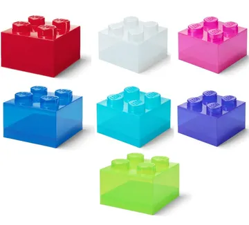Brick Shaped Storage Box 2 x 2