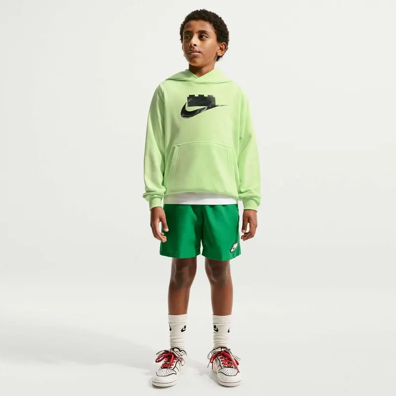 Nike x LEGO Collection Big Kids' Hoodie - Lime Green