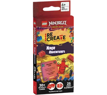 Ninjago: Dragons Rising: ReCreate Activity Cards: Ninja Adventures