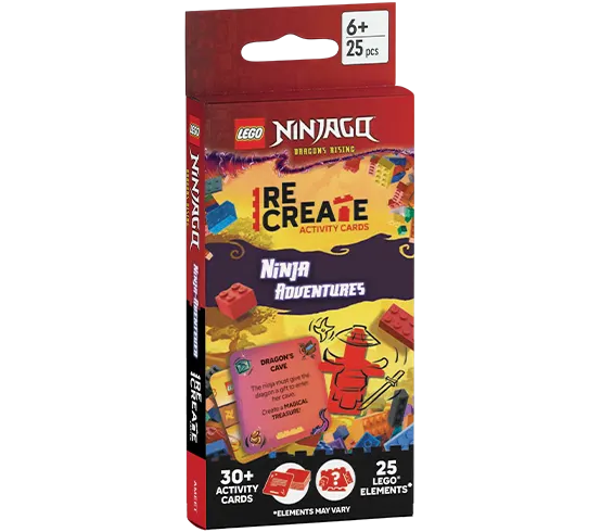 Ninjago: Dragons Rising: ReCreate Activity Cards: Ninja Adventures