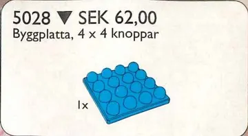 Plate 4 x 4