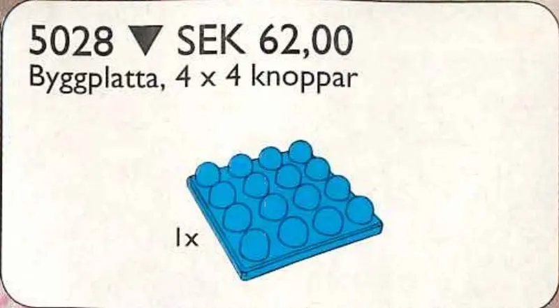 Plate 4 x 4