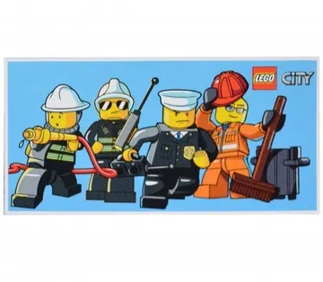City Minifigs Towel