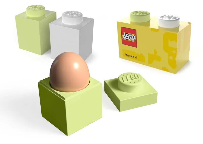 Egg Cup and Salt Shaker