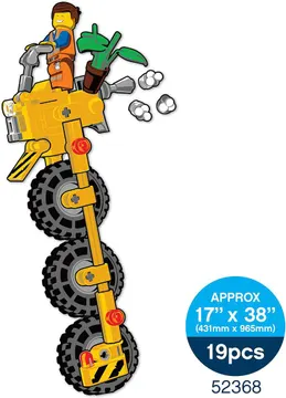 Emmet and Emmet's Thricycle Staticker