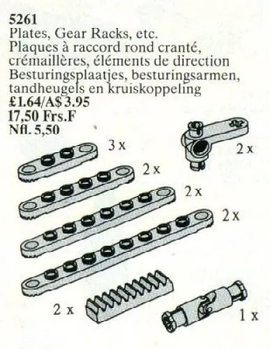 Plates, Gear Racks, etc.