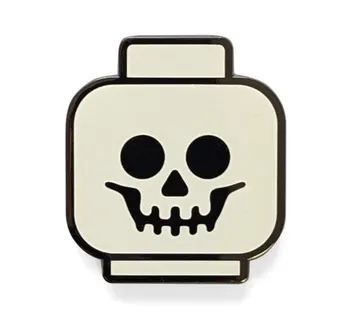 Skeleton Head Snap Button