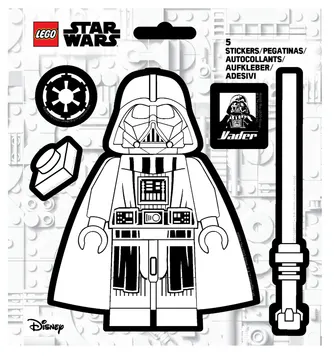 Star Wars Darth Vader Black and White Stickers