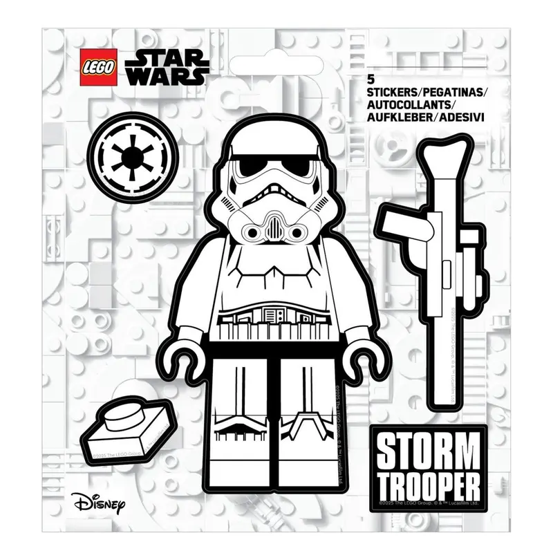 Star Wars Stormtrooper Black and White Stickers